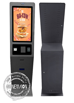 27 Zoll-Selbstservice-Kiosk-kapazitiver Touch Screen mit Drucker NFC-Leser Scanner