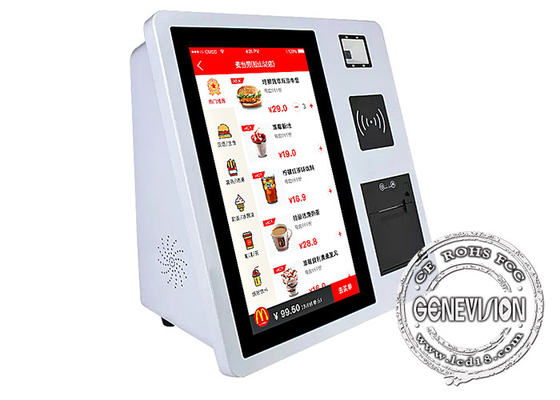 15,6 Zoll-Touch Screen Kreditkarte-Zahlungs-Maschinen-Selbstservice-Tabellen-Stellung