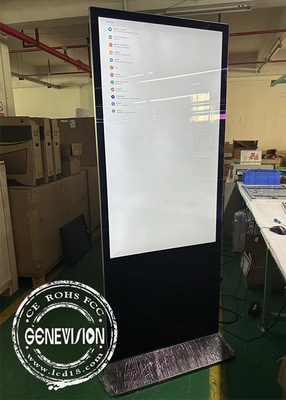 55 65 Zoll AR-Glastouch Screen Kiosk, HDMI gaben Kiosk digitaler Beschilderung Androids 4K ein