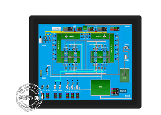 15 17 19 Zoll-industrielles eingebettetes Touch Screen Monitor-Anzeige PC Gewinn 10 OS