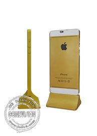 Goldene 43 Zoll Iphone-Art-Touch Screen Kiosk-Totem Networkd-Anzeigen-Leitungssoftware