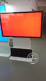 Flexible horizontale vertikale Anzeigen-drehbare wechselwirkende Fahne der Lcd-Kiosk-digitalen Beschilderung