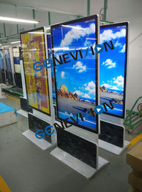 Flexible horizontale vertikale Anzeigen-drehbare wechselwirkende Fahne der Lcd-Kiosk-digitalen Beschilderung