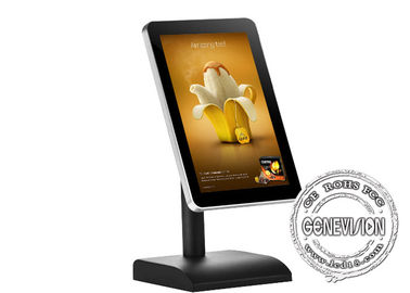 der Desktop 10.1inch drehen maschinen-DC angetriebenen Android-Werbemittel-Spieler des Restaurant-Bildschirm- Einrichtungs