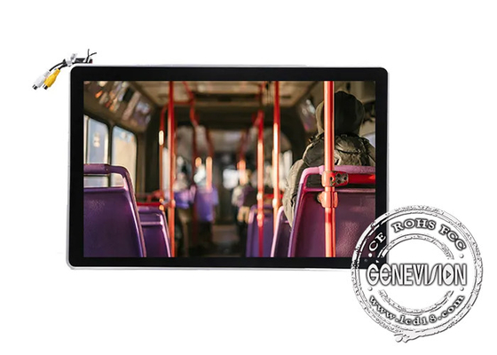 10,1-Zoll-Bus-Werbebildschirm / digitale Busbeschilderung mit hoher Auflösung