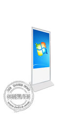 55 Zoll-Touch Screen Kiosk-Fernleitung, weißer Android-Noten-Stehplatzinhaber