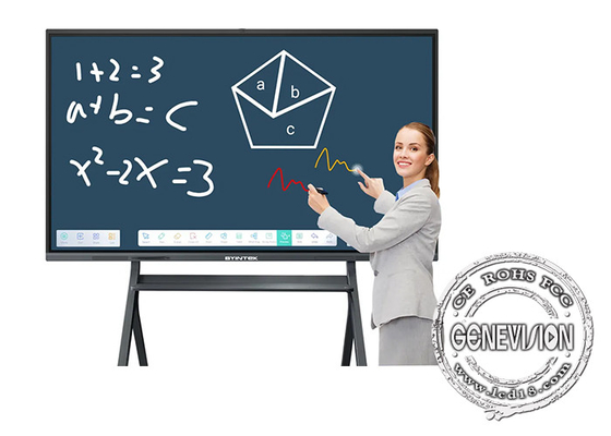 55-Zoll-LCD-Anzeigefeld Intelligentes interaktives Whiteboard Smart Class Handschrift-Digitaltafel Hinweis