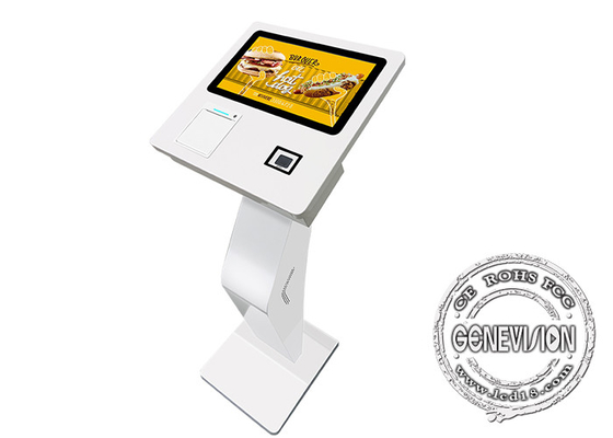 15,6-Zoll-Digital Signage Self-Service-Rechnungszahlungskiosk-Bodenständer-Touchscreen-Kettenladen-Restaurantautomat