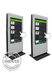 Pcap Touchscreen Digitale Beschilderung Dual Screen Totem Computer Kiosk Doppelseite 1080p Smart