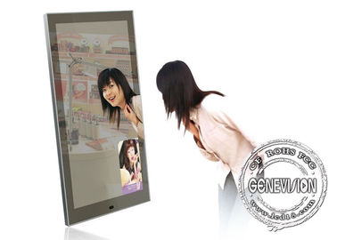 13,3 Zoll-magischer Spiegel-Werbungs-Spieler, Badezimmer-Körper-Bewegungs-Sensor-Spiegel Media Player Android