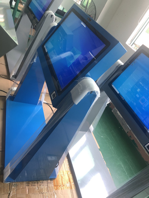Windows Standing Base Außen Touchscreen Kiosk All-in-One Gesichtserkennung Monitor