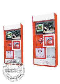 Lcd-Verkaufsmöbel-Kiosk-digitale Beschilderung mit Wifi, Werbungs-Station der AED-Notherzersten hilfe