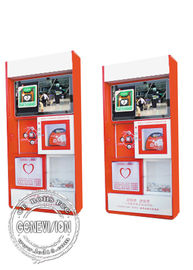 Lcd-Verkaufsmöbel-Kiosk-digitale Beschilderung mit Wifi, Werbungs-Station der AED-Notherzersten hilfe