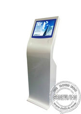 Dünner Touch Screen Kiosk-freie Stellung, alle in einer mit Platten-Schirm und Thermal-Drucker Self-Service Machine