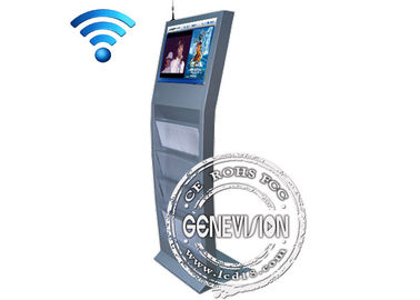 15inch Touch Screen wechselwirkende Kiosk-Zeitungskiosk-Kioskunterstützung 3G, WIFI-Internetanschluss