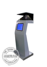 Ganz eigenhändig geschriebe Projektions-Pyramide Anzeigen-55 Zoll-Touch Screen virtuelle 3d 270 Grad-Werbungs-Stehplatzinhaber