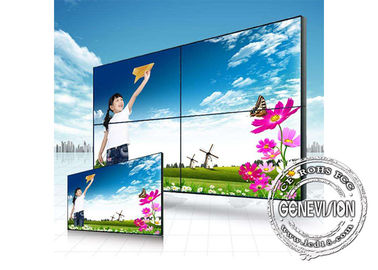 65&quot; Einfassung LCD-Monitor-Farbe volles HD 1080p der digitalen Beschilderung Videoder wand-2X2 3.5mm schmale