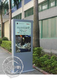 55 Zoll-Media Player-Kiosk-Digital-Werbungs-Boden im Freien, der Ip65 wasserdicht steht