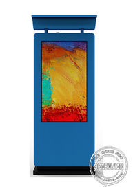 Freie Stellung 55 Zoll-Touch Screen Kiosk-Stand-hohe Helligkeit 2500nits mit Schutz