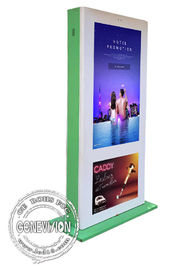 55 Zoll LCD-Werbungs-Kiosk elektronischer Signage-des im Freien kapazitiver Film-Bildschirm-