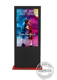 Kiosk-Anzeige der rote Farbwasserdichte digitalen Beschilderung im Freien 55 Zoll AR-Blendschutzglas