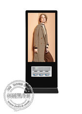 Der Anzeigenwerbung Kiosk-digitalen Beschilderung des Modells 43inch des populären Großhandelsstands dünne Telefon-Ladegerätstation mobie wifi
