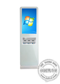 Drahtlose Ladestation 32&quot; stehender digitaler Beschilderung PC Digitalfloor WIFI-Touch Screen Kiosk