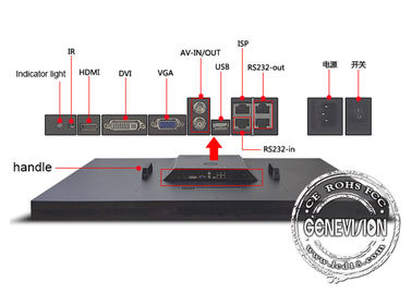 Videowand-Monitor der nahtlosen digitalen Beschilderung 55&quot; Reihenschaltung mit DP/RS232