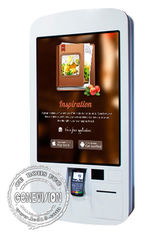 Digitale Beschilderung Restaurant WIFIS Android 32 Zoll-Wand-besteigbare Nahrungsmitteleinrichtungsmaschine