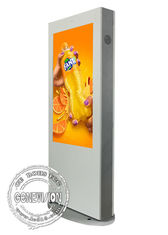 Der Aluminium-Profil-digitalen Beschilderung Zoll im Freien 500cd/m2 der Kiosk-Werbungs-Anzeigen-49