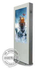 Der Aluminium-Profil-digitalen Beschilderung Zoll im Freien 500cd/m2 der Kiosk-Werbungs-Anzeigen-49