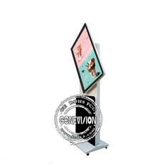 Drehbare LCD-Touch Screen Kiosk-Werbungs-Anzeige 65&quot; Gestalt IN Wifi für Ausstellungs-Show