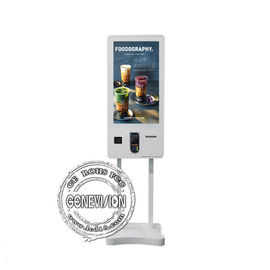 QR-Scanner-/-drucker-Touch Screen Kiosk 32&quot; Selbstservice, der kapazitives Noten-Menü bestellt