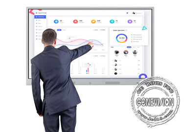 75 touch Screen Smarts Whiteboard des Zoll-Konferenzsaal-4K wechselwirkende Blendschutzdigitale beschilderung