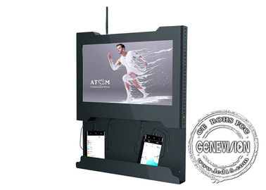 Wifi 5G Zoll 1366*768 der Wand-Berg-LCD-Bildschirm-Handy-Ladestations-15,6