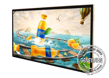 Leichte Wand-Berg LCD-Anzeige Androids 7,1 mit 4G 65 goldener Farbe des Zoll-4K