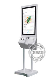 Mcdonald-Selbstservice-Kiosk 27 Zoll-Android-Touch Screen mit Positions-Maschinen-Drucker Scanner