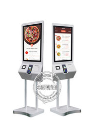 Mcdonald-Selbstservice-Kiosk 27 Zoll-Android-Touch Screen mit Positions-Maschinen-Drucker Scanner
