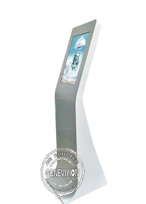 Das spezielle Reinweiß formt 27&quot; Kiosk Touch Screen I5 PCAP mit Gesichtserkennungs-Kamera