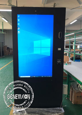 Touch Screen digitaler Beschilderung der Türklingel-2000cd/m2 Zahlungs-Kiosk im Freien mit eingebauter Position