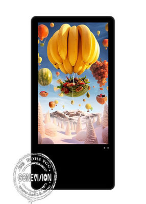 An der Wand befestigtes Android 9,0 24&quot; Super Slim-Aufzugs-Werbungs-Schirm