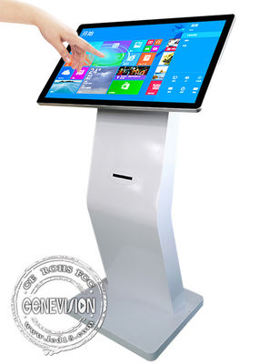 250cd/M2 AIO 10 zeigt PCAP-Touch Screen Kiosk mit Thermal-Drucker