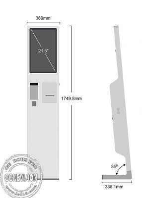 21,5 Zoll-kapazitive Noten-Selbstservice-Kiosk-Karten-Zufuhr Positions-Maschine