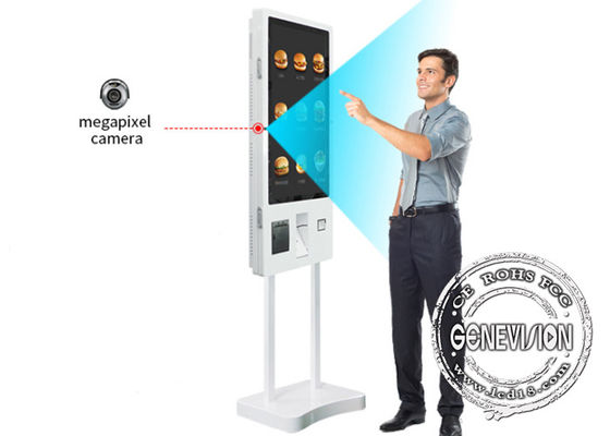 Kamera-eingebauter 32 Zoll-Selbstservice-Zahlung MacDonalds-Kiosk für Kleidungs-Ausgang