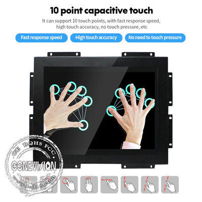 1080x1920 bettete LCD-Werbungs-Touch Screen Kiosk ein