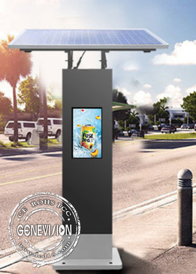 21,5&quot; Sonnenkollektor-Energie-digitale Beschilderung im Freien, die Anzeigen-Totem mit Touch Screen annonciert