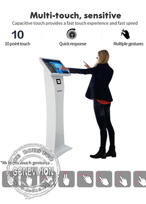 15,6 Touch Screen Kiosk des Zoll-AIO mit QR Code-Scanner und Thermal-Drucker