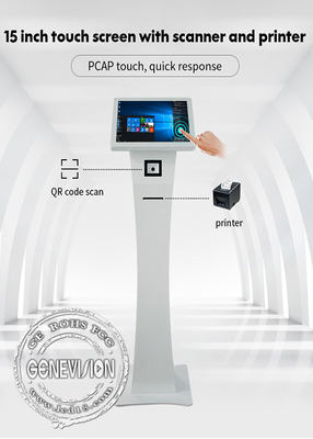 Touch Screen 21,5 Zoll-Androids wechselwirkender kapazitiver Kiosk-freie stehende Art