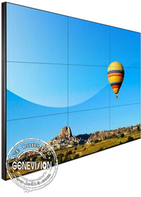 Aluminium-Shell TAT Einfassung LCD-Videowand-55inch 500cd/M2 3.5mm