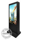 55" Capcitive Touch Waterproof Outdoor Digital Signage Interactive Way Finder Standee with Camera and Microphone